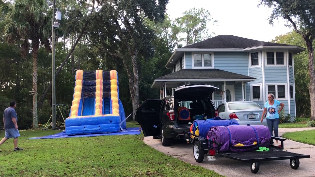 Bounce house business combo delivery