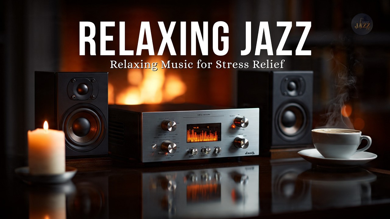 🎷 Cozy Night Jazz • Soft Relaxing Jazz for Work & Study | Late Night Background Music