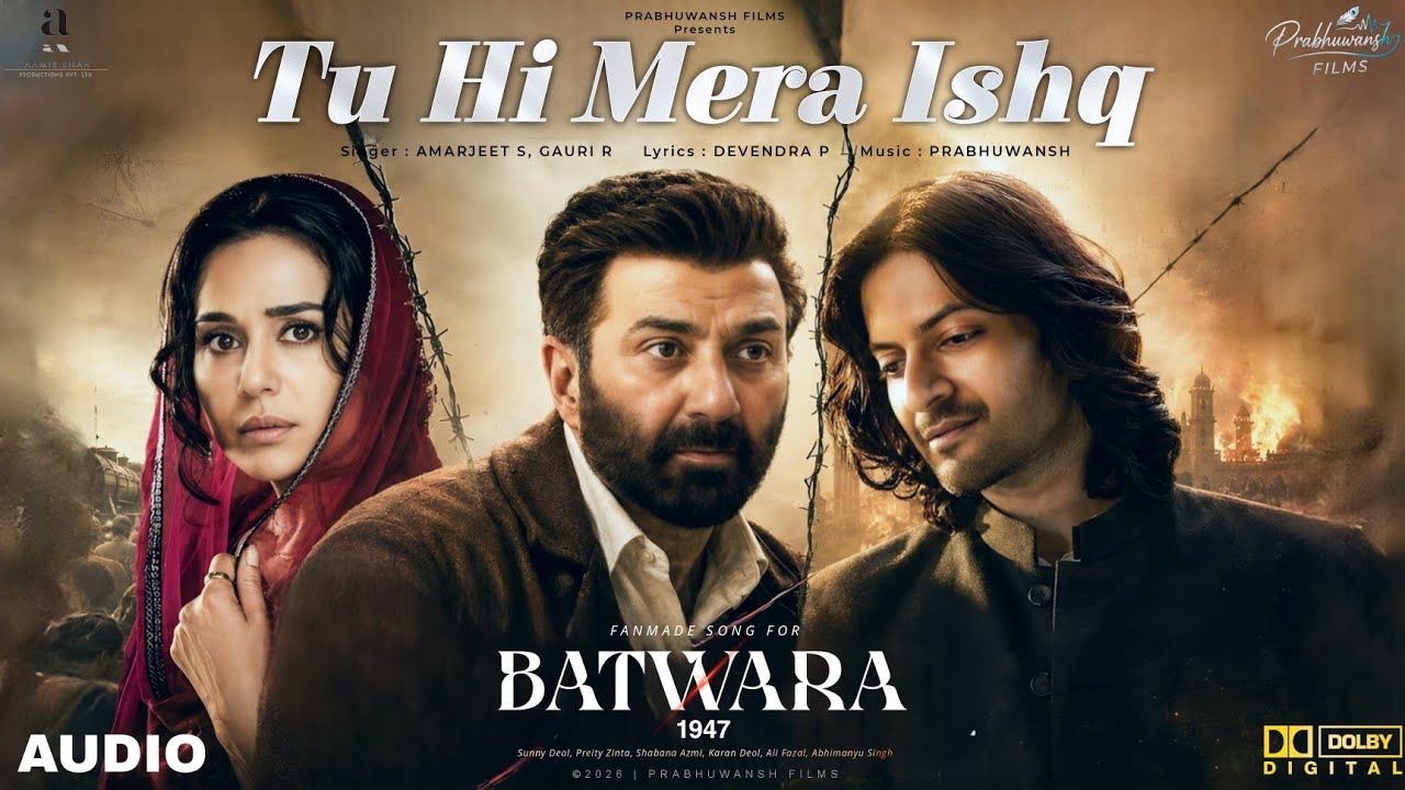 Tu Hi Mera Ishq - Batwara 1947 | Sunny Deol | Preity Zinta | Shabana Azmi | Latest Song | Fanmade