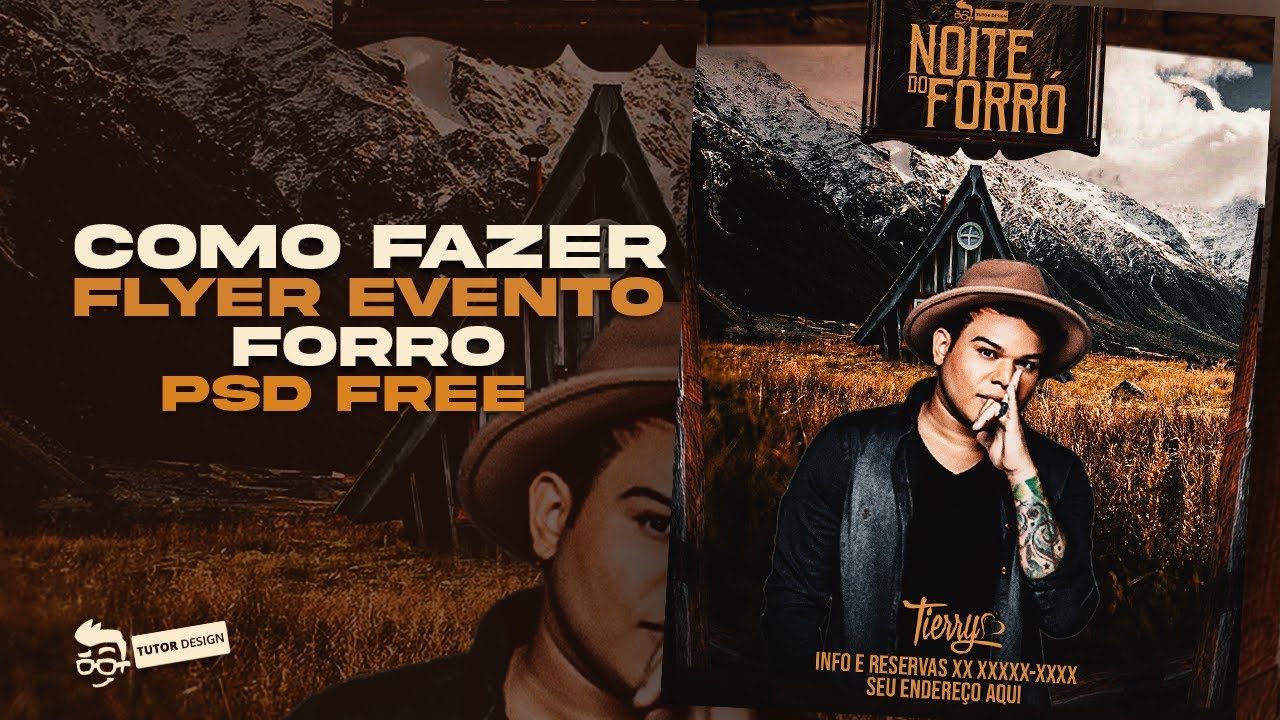 Como criar flyer Forr&oacute; Psd Free