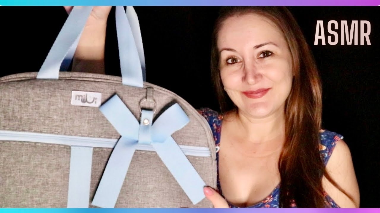 ASMR: MOSTRANDO ALGUNS ITENS DO ENXOVAL DO MEU BEBÊ 🤰| Sons relaxantes