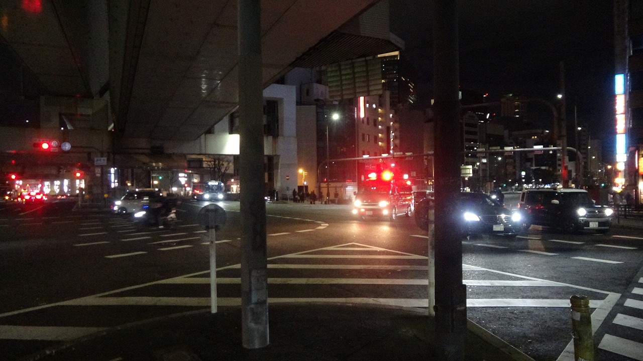 【速報】中国、訪日の自粛呼びかけ　大阪の殺傷事件受け　（大阪道頓堀の緊急車両、消防署まとめ）