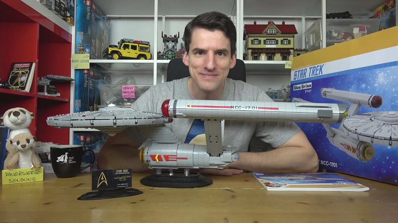Die große Star Trek NCC-1701 Enterprise aus 2888 Teilen von BlueBrixx® Pro 104183