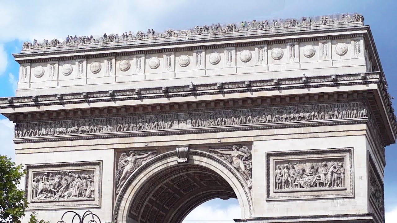 Triumphal Arch (Arc de Triomphe) in Paris, France