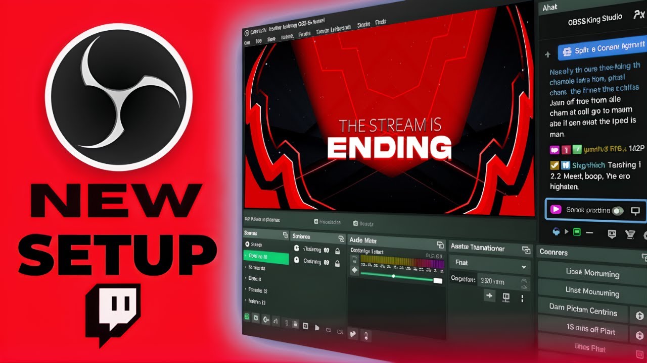 Red Animated Stream Package| Full Stream Overlays | Stream Overlay Pack | Twitch, OBS, Streamlabs