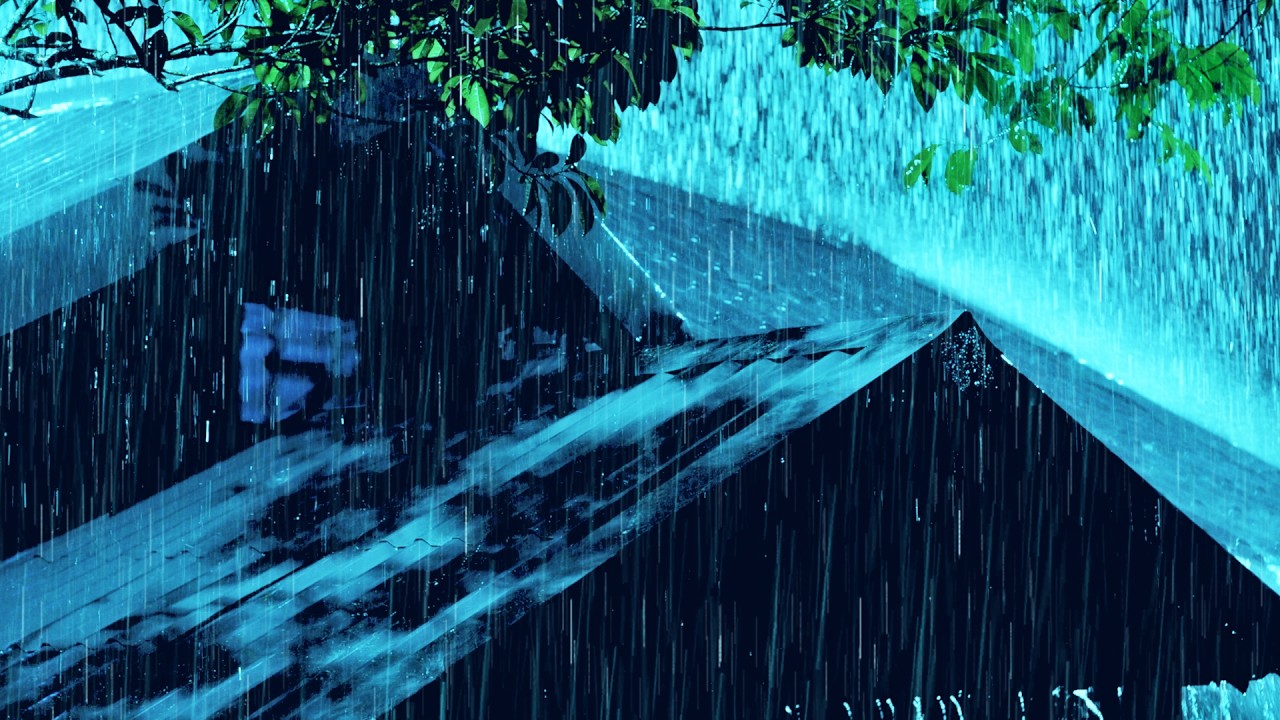 El Sonido Hipnótico de la Lluvia y los Truenos que Acompaña el Descanso Nocturno