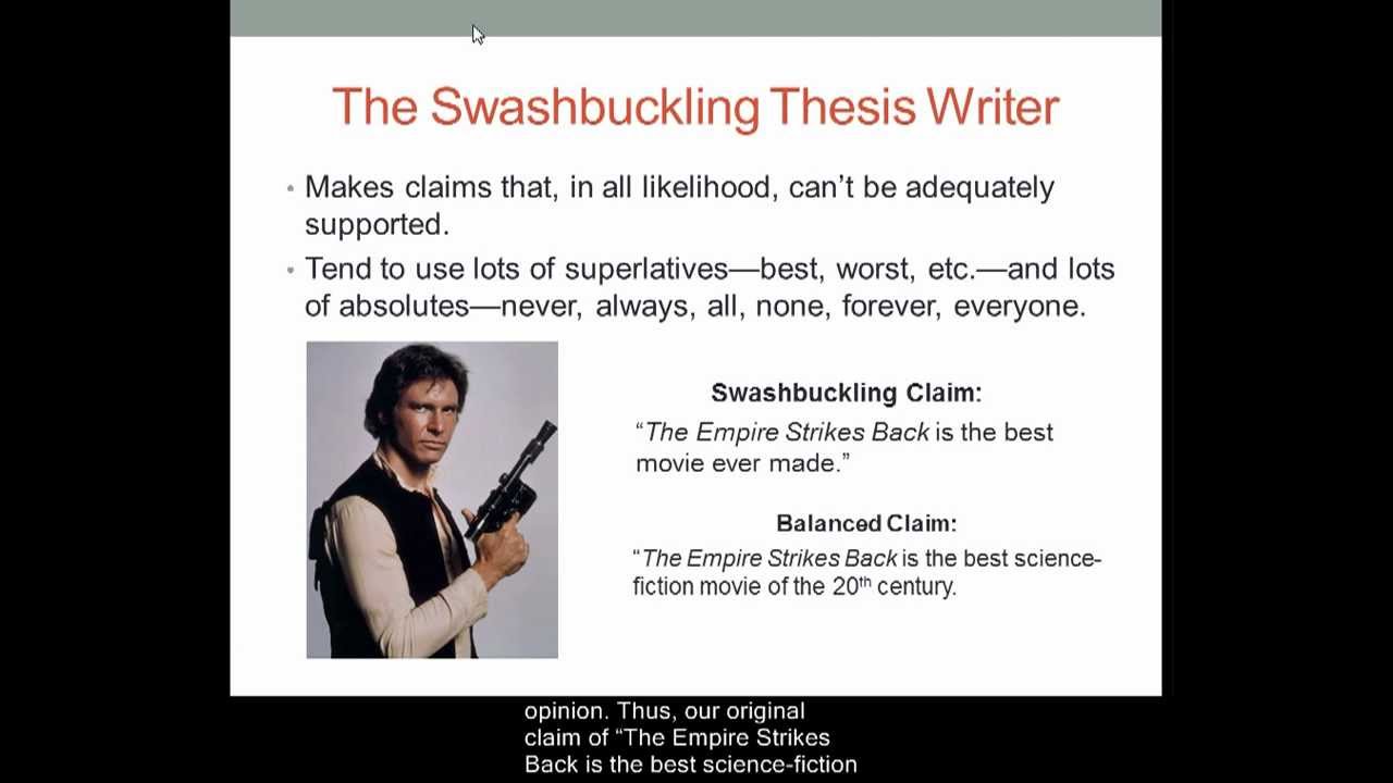 Writing Effective Thesis Statements
