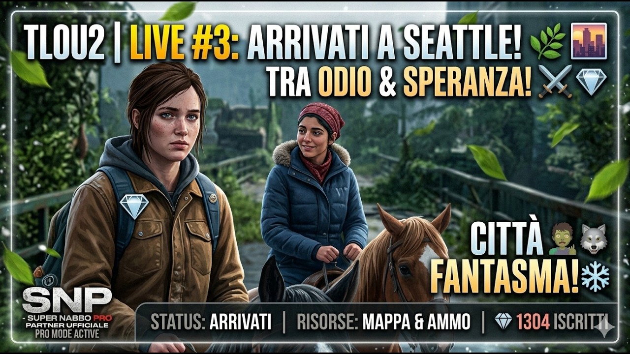 THE LAST OF US 2 | LIVE #3: SEATTLE CI ASPETTA! 🌿🏙️ Oltre i cancelli! #SNP