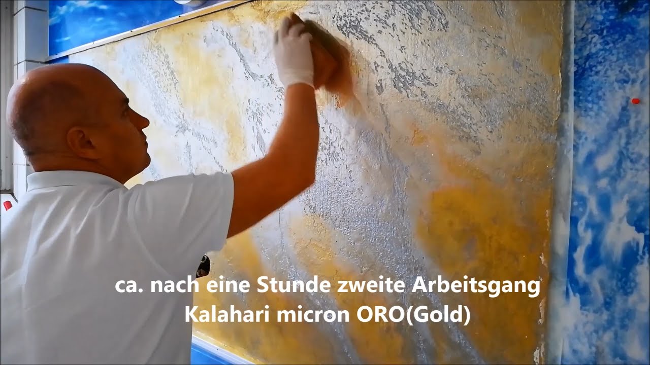 Gebrochener Stein Optik in Gold | Effekt flüssiges Gold