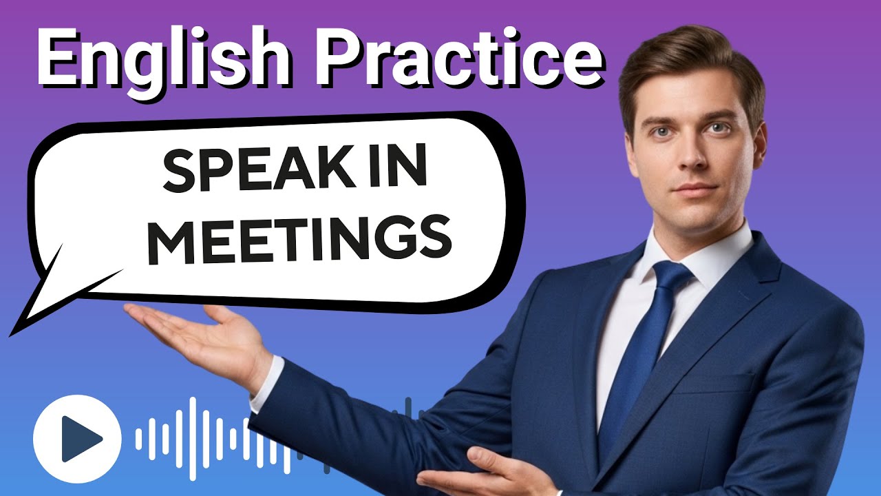English Speaking Practice | Professional Meeting English Phrases - Shadowing Practice