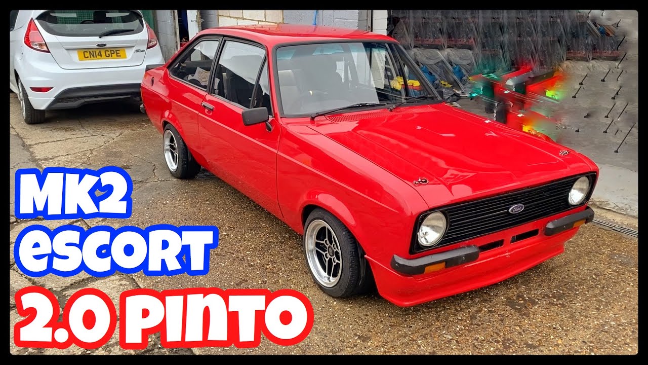 Mk2 escort 2.0 pinto 1st drive took it to Essex ford meet and all sorts car meet at the dick Turpin