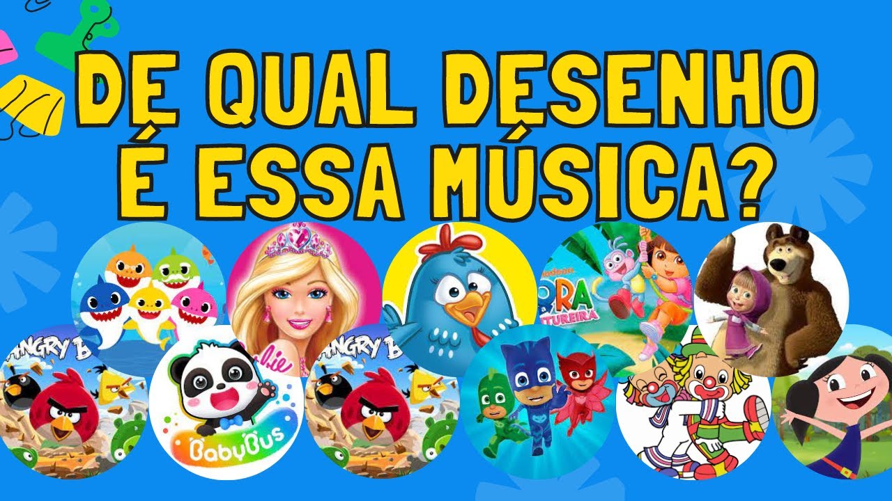 QUIZ #13 Edi&ccedil;&atilde;o Infantil. De que desenho &eacute; essa m&uacute;sica? SEJA UM NINJA DAS M&Uacute;SICAS