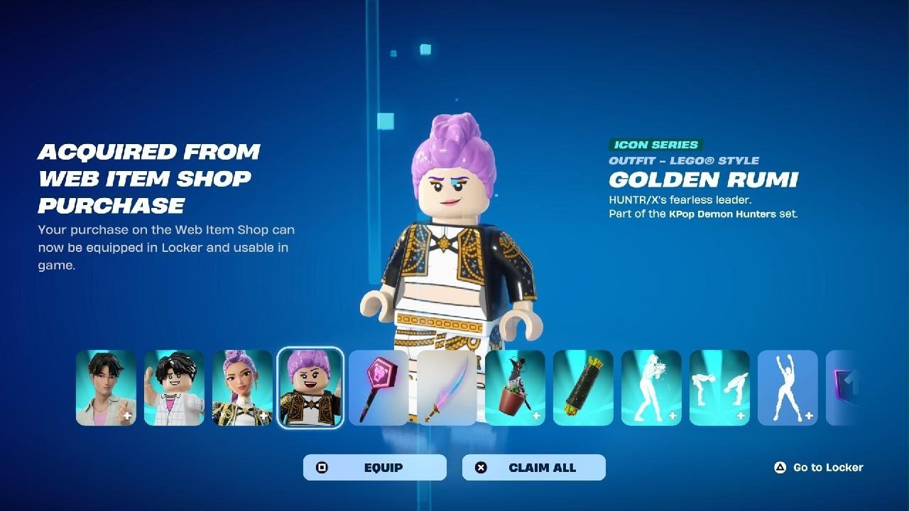 Rumi and Jinu in fortnite 