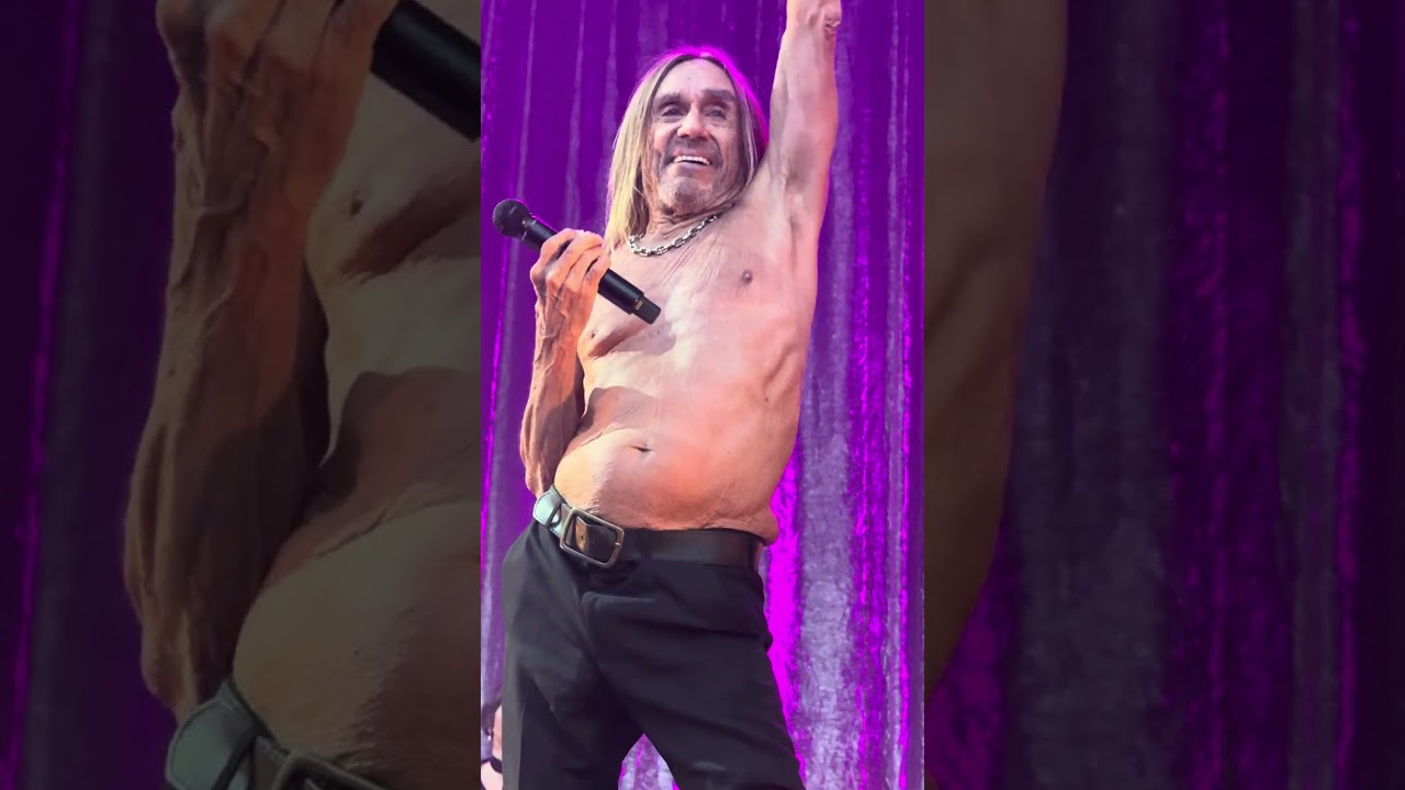 🔥👕 Red Hot Chili Peppers’ Old Friend – Iggy Pop – a lifetime of noise in one explosive set