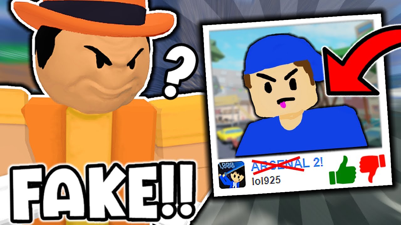 THIS *FAKE* ARSENAL *GAME* IS SO BAD.. (ROBLOX)