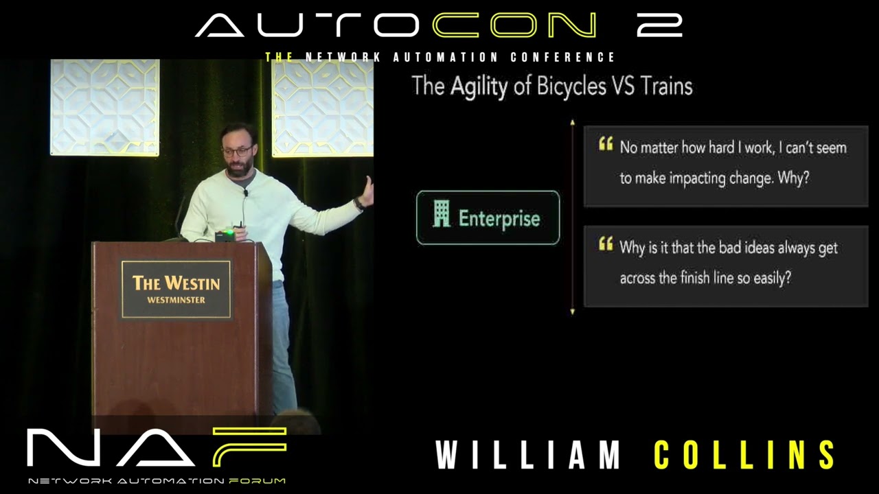 Building the Business Case for Automation using Informal Channels - William Collins