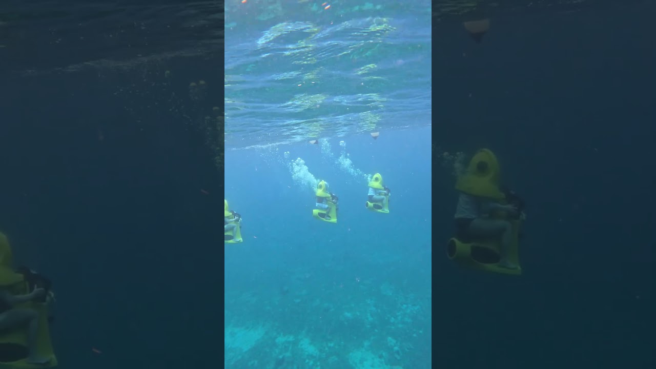 Underwater Scooter Cruise Ship Excursion Video #cruiseinfo  #cruiseship