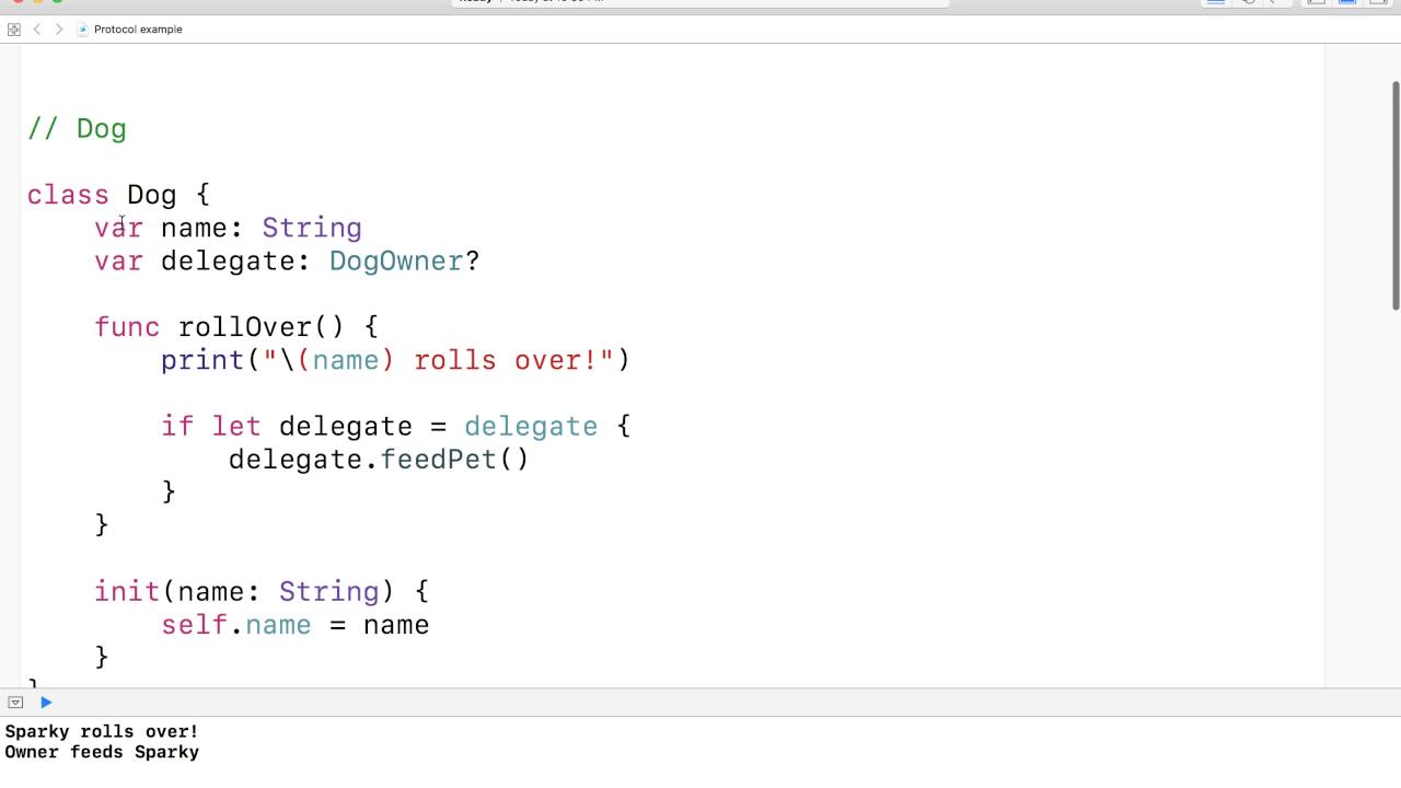 11 Delegate Protocol Intro