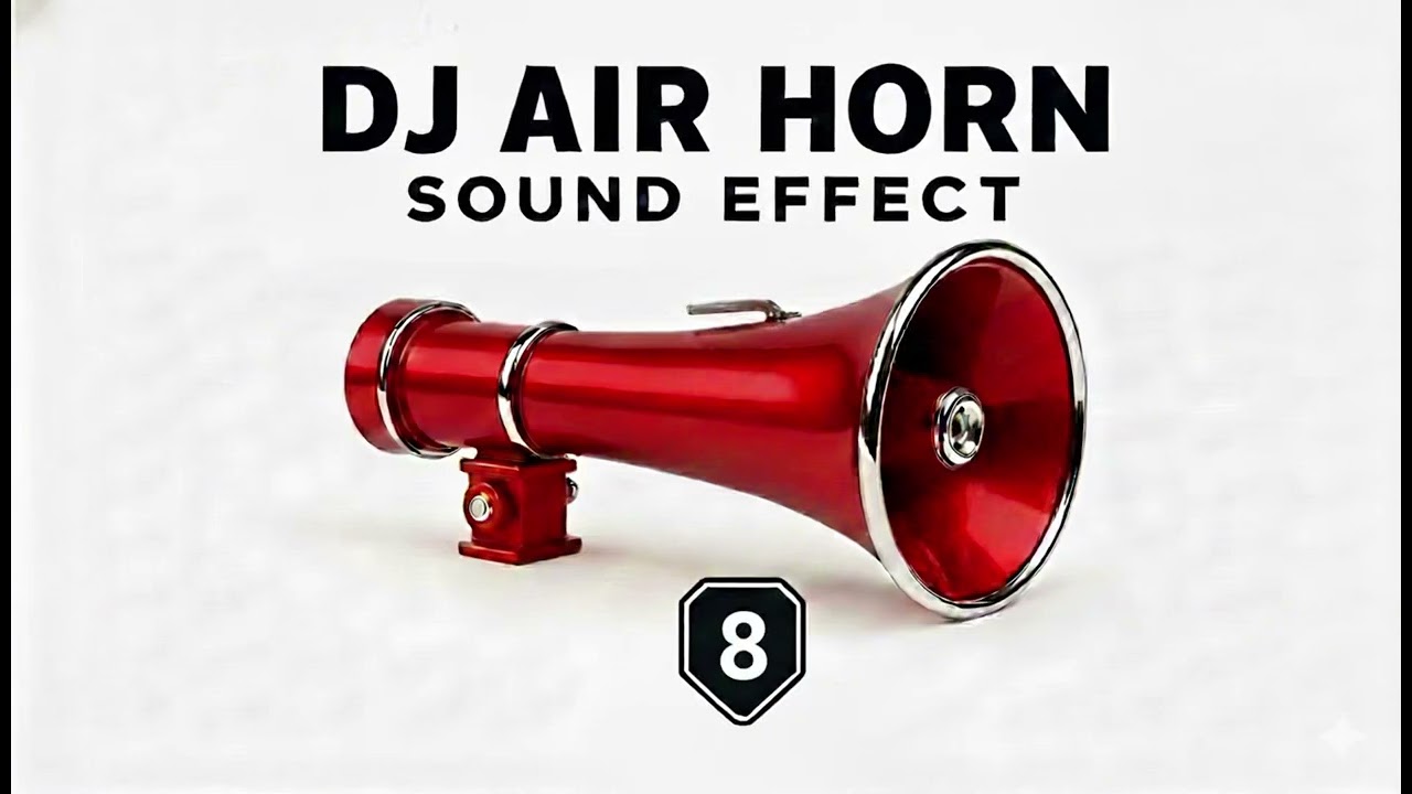 DJ Air Horn Sound Effect 🔥 Extreme Hype &bull; Stadium Style &bull; Clean Blast