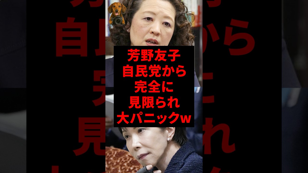 ㊗️20万再生！芳野友子、自民党から完全に見限られ大パニックw