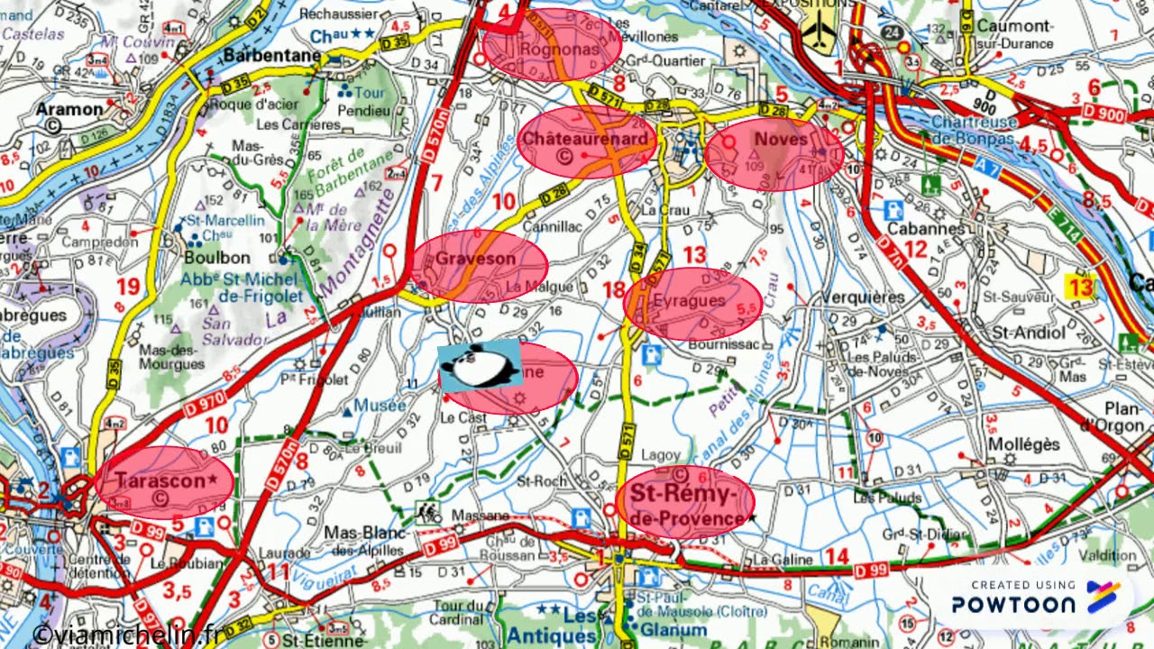 Calcul d'un itinéraire à partir d'une carte routière