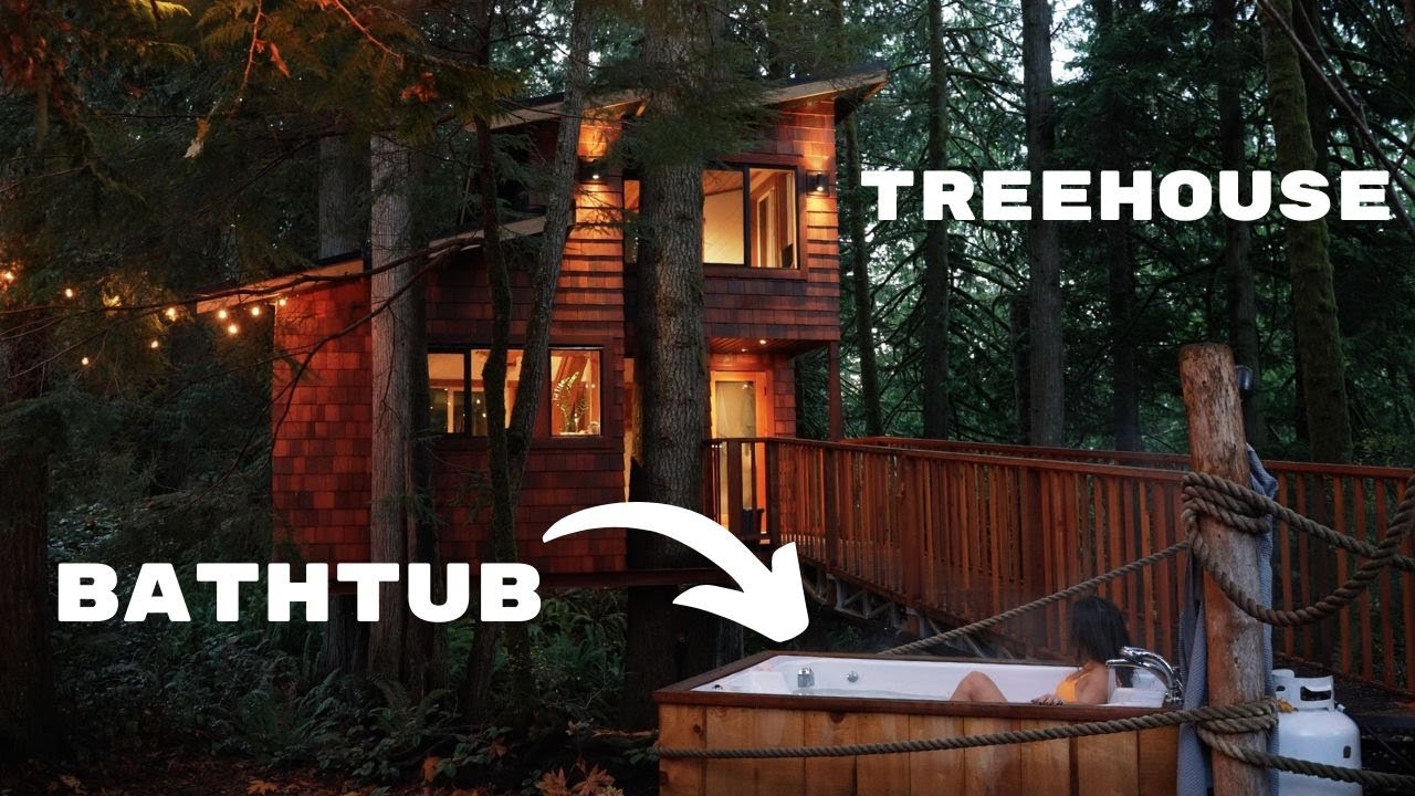Amazing Treehouse Airbnb with Outdoor Bathtub