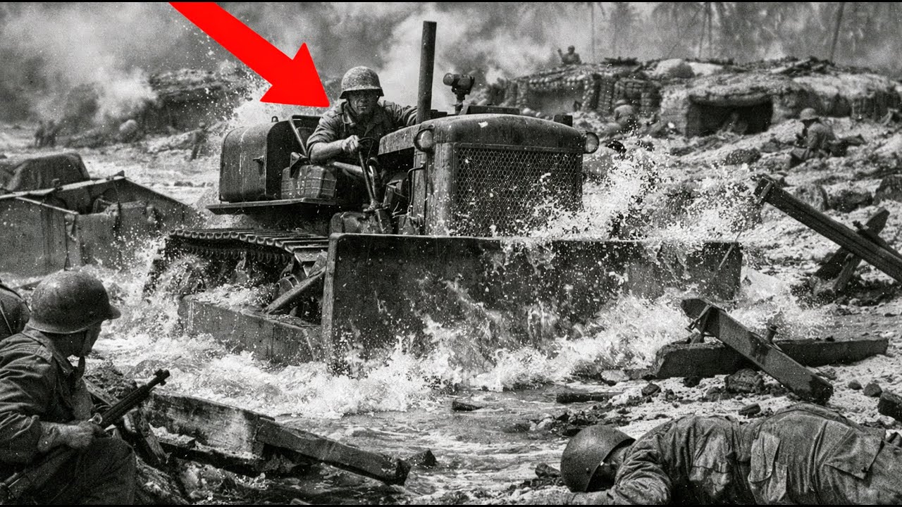 US Marines Were Pinned Down On Tarawa Until One Bulldozer Driver Changed The Battle