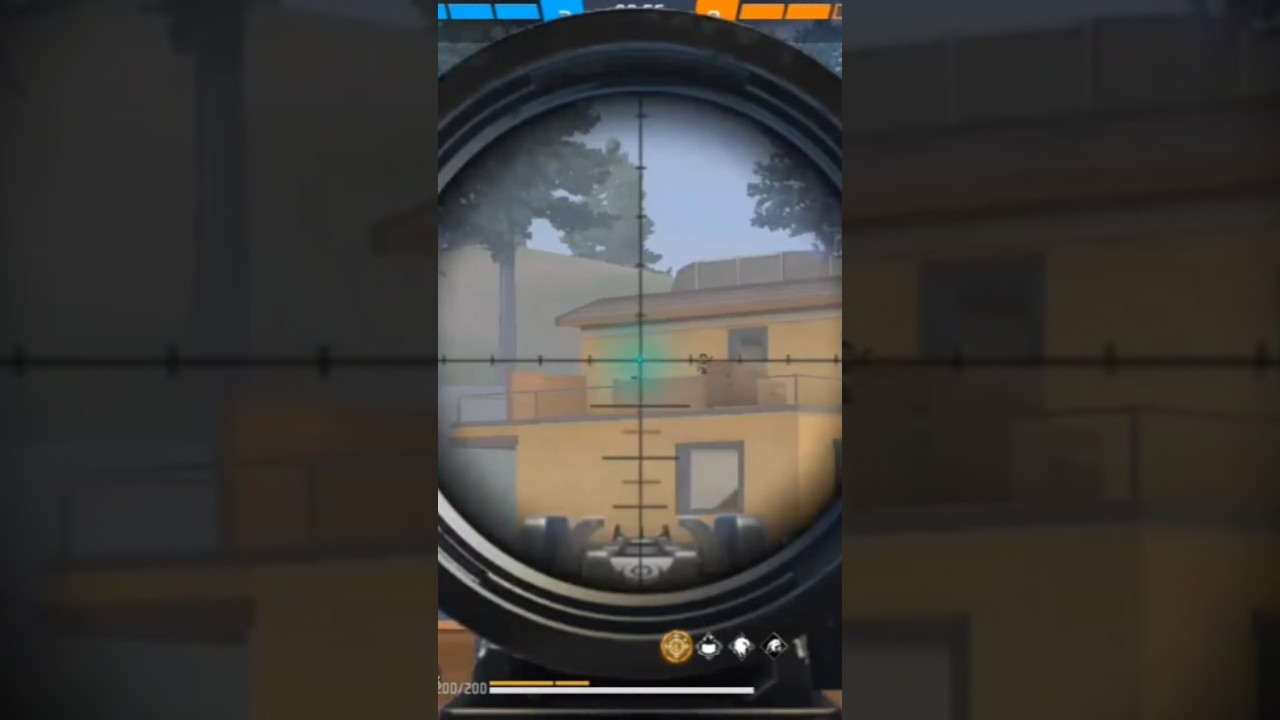 Sniper vs 4 Players 🔥 CS Rank 1v4 | Free Fire😱#shorts #shortsfeed #shortviral #freefireshorts