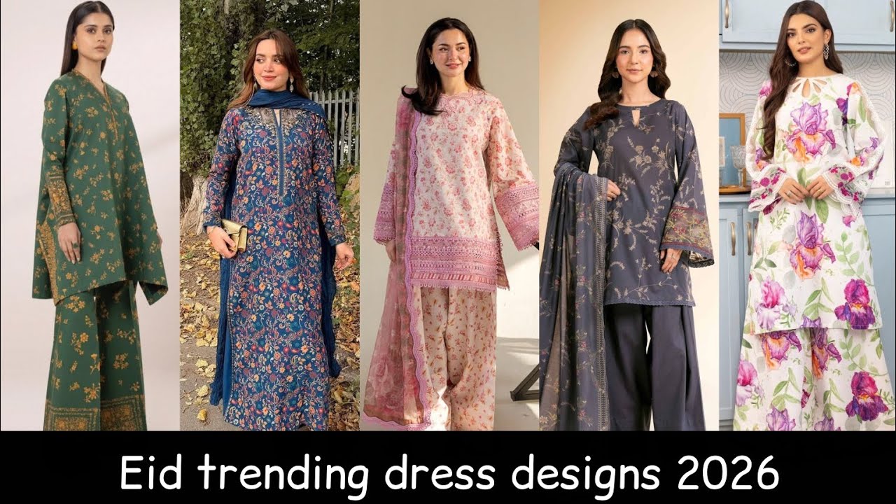 Eid viral lawn dress designs 2026 || Trending dress designs ideas for eid