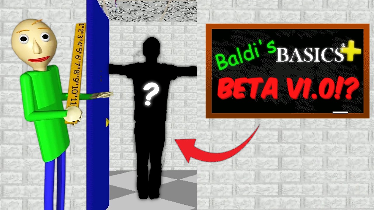 Я получил бета-версию Baldi's Basics Plus v1.0.