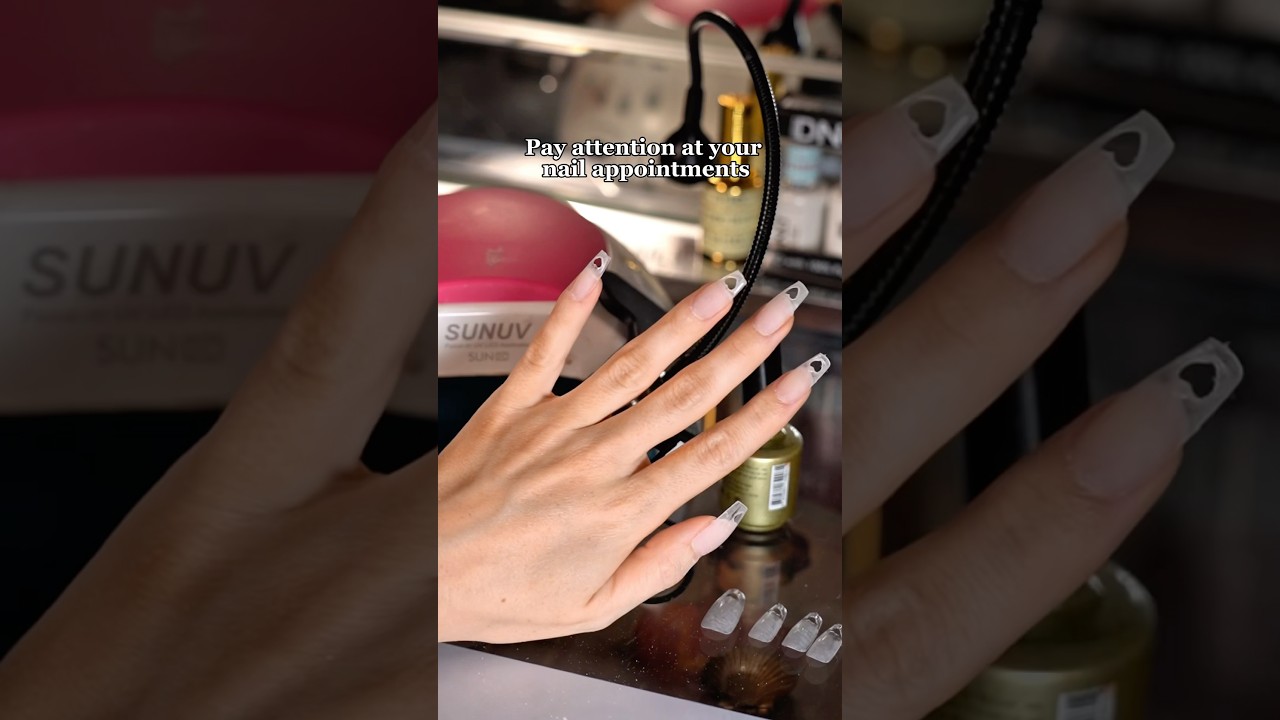 Copying my nail tech has saved me a fortune #nails #apres #gelx #beauty #grwm #makeup #nailart