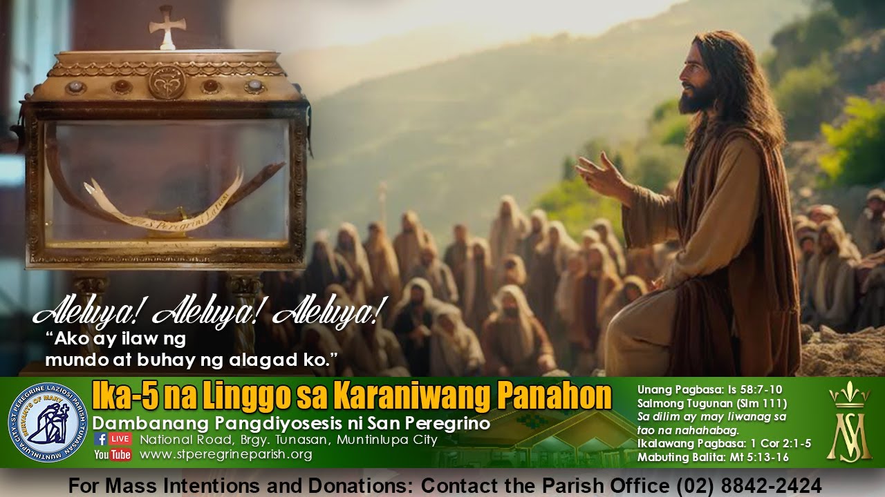 LIVE: 2PM Healing Mass | Ika-5 Linggo sa Karaniwang Panahon - Pebrero 8, 2026