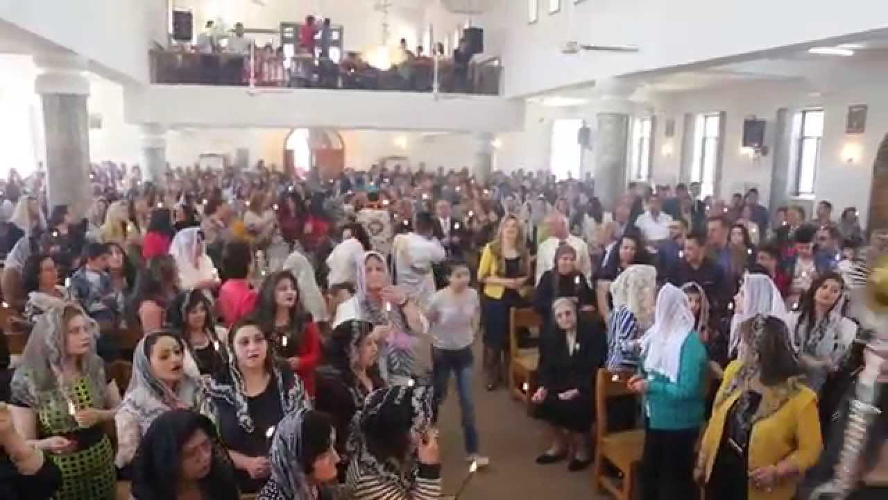 قداس القيامة في كنيسة مار ايث الاها (دهوك) ج2