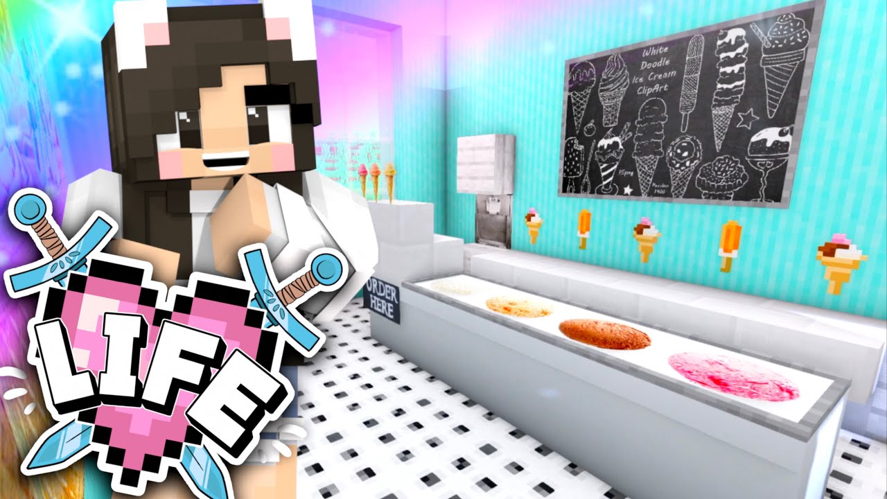 💙Магазин мороженого и еды! Minecraft X Life, эпизод 26