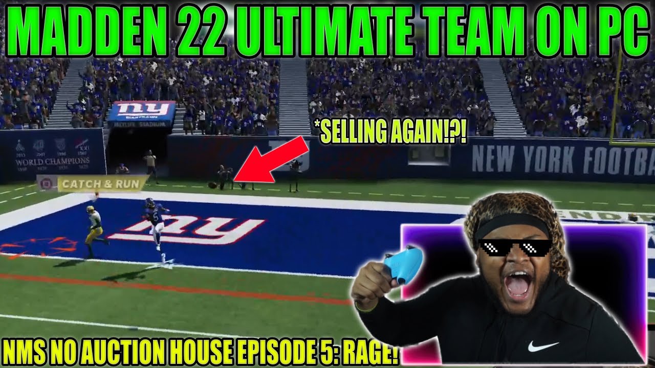 FIRST WIN?!?!? (NMS NO AUCTION HOUSE EPISODE 5:RAGE!) | MADDEN 22 ULTIMATE TEAM!
