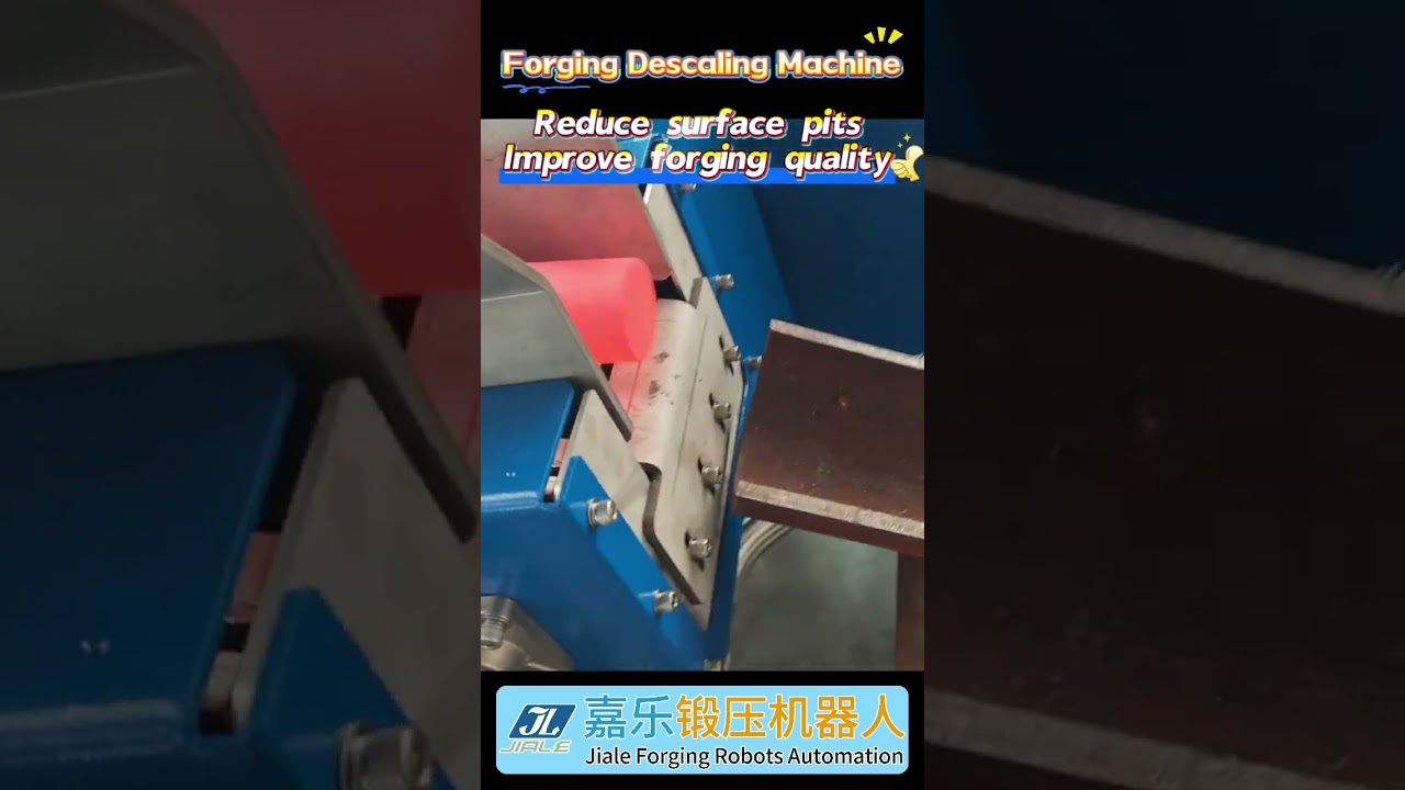 High pressure water descaling machine for hot and warm forging process #forging