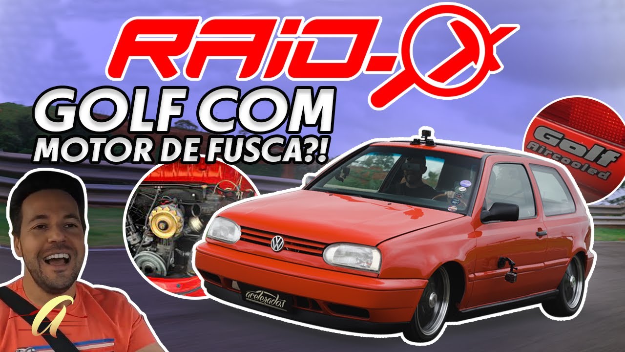FUSCA COM CARA DE GOLF OU GOLF COM MOTOR DE FUSCA? COMO É DIRIGIR UM GOLF AIRCOOLED NA PISTA! #4