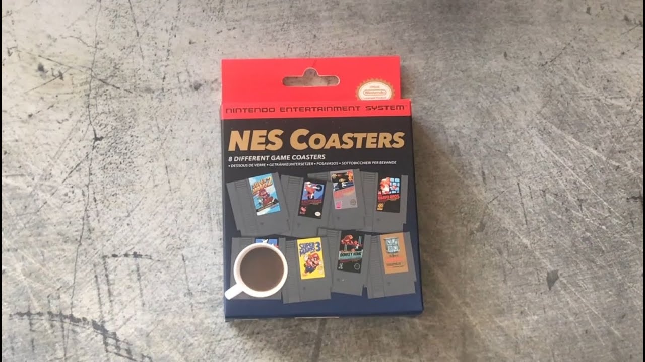 NES Coasters - unboxing