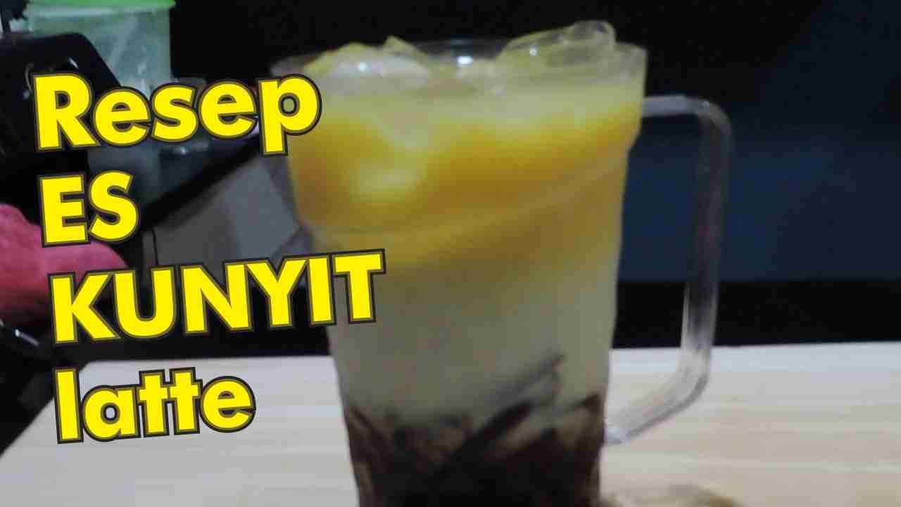 Resep Es Kunyit Latte yang Segar dan Sehat