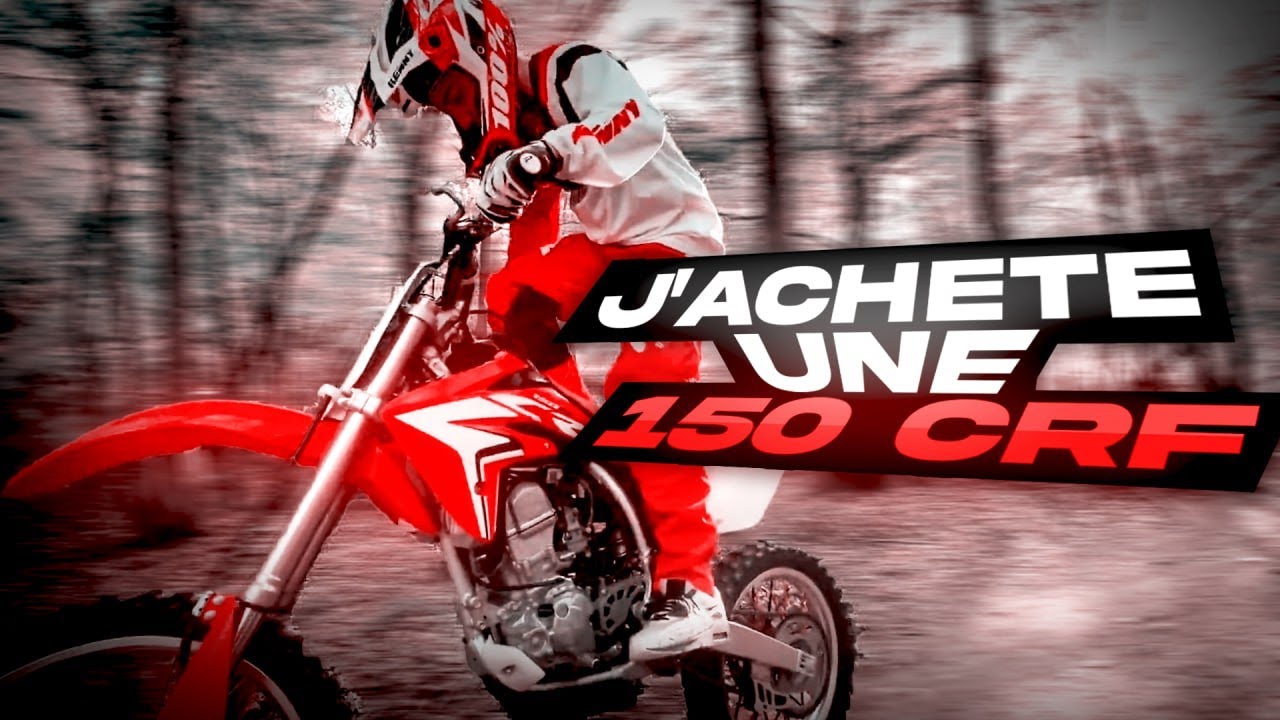 J'ACH&Egrave;TE UN 150 CRF 2020 + TEST (chute gopro) 🍓🔥