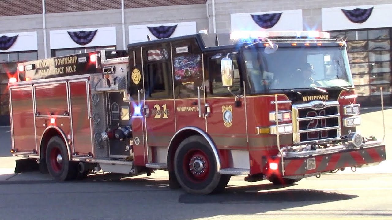 Hanover Twp Whippany Fire Department Engine 21 Responding 2-4-24