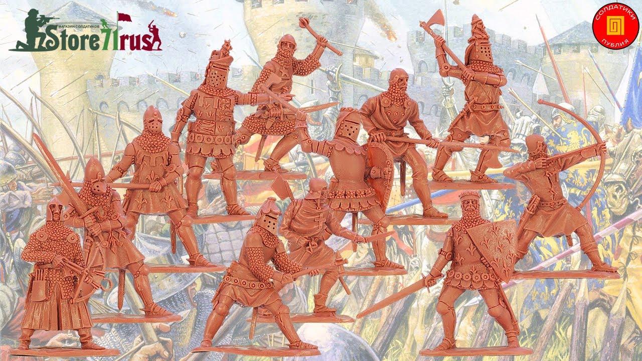 СОЛДАТИКИ ПУБЛИЯ - СТОЛЕТНЯЯ ВОЙНА, БИТВА ПРИ ПУАТЬЕ / PUBLIUS - CENTURY WAR, BATTLE OF POITIERS