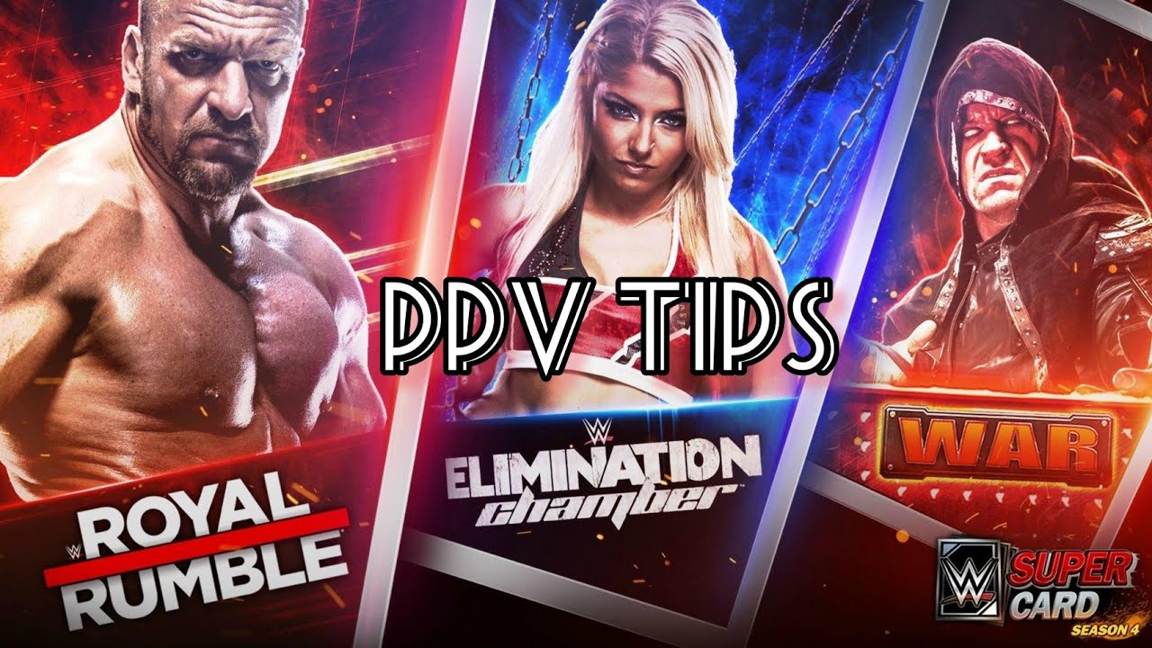 WWE SUPERCARD PPV: how to get most points in elimination chamber