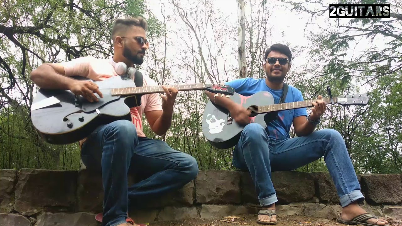 2 Guitars acoustic cover maa eri (euphoria)