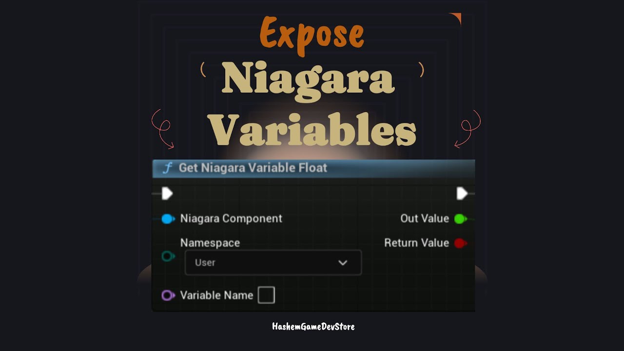 How to get and set Niagara variables in Unreal Engine 4 and 5 #unrealenginetutorial #unrealengine5