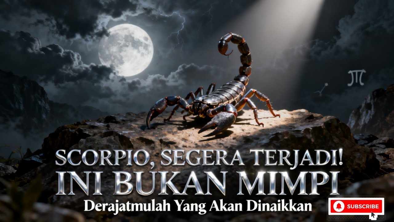 Scorpio♏ Tanda Langit Muncul! Rezeki Besar Datang Bertubi-tubi, Derajatmu Di Naikkan