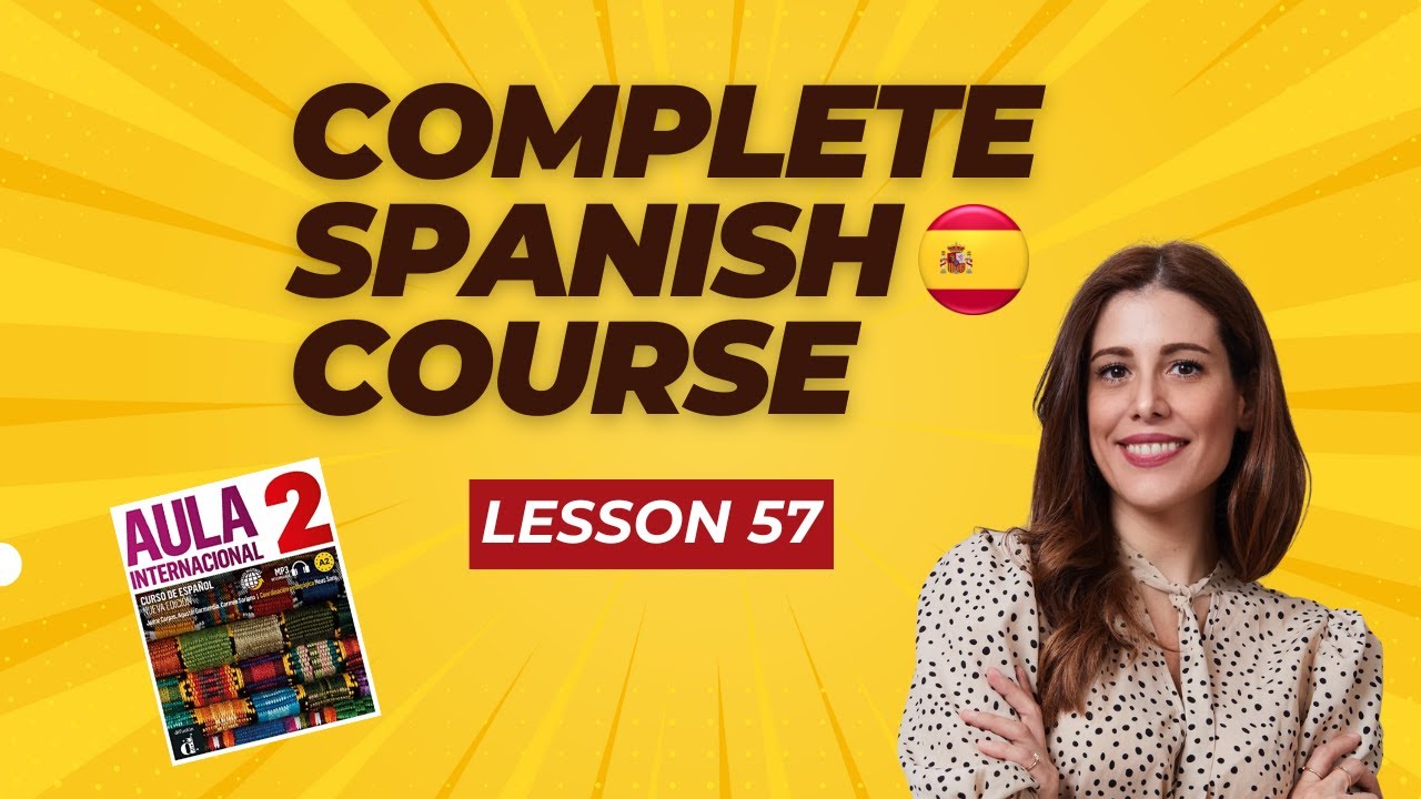 ESTABA/ESTUVE + GERUNDIO in Spanish | Step by Step (FREE COURSE) w/book Aula 2 Lesson 57!