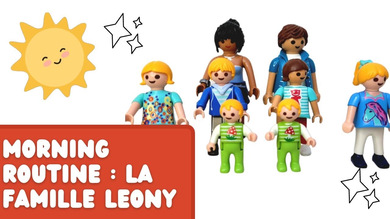 vidéo playmobil Morning routine: La famille Leony au réveil. #playmobilvideos #videoplaymobil