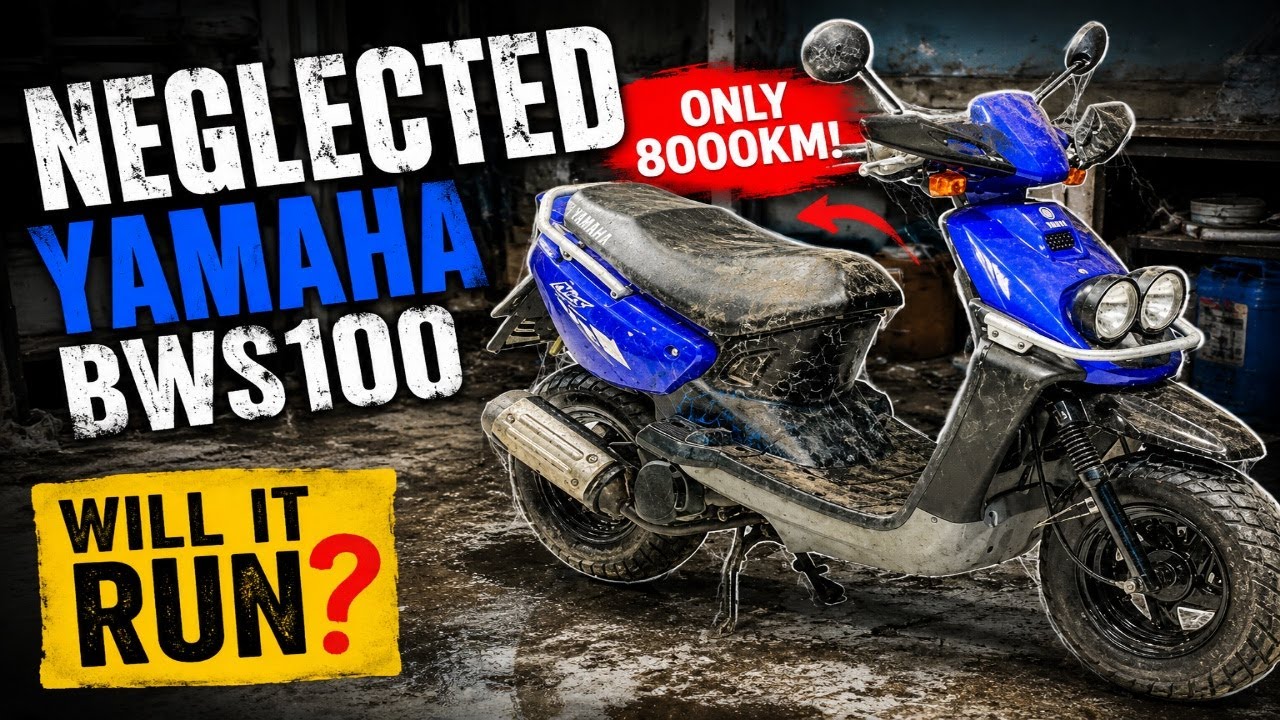 Yamaha BWS100 revival - Only 8000km!