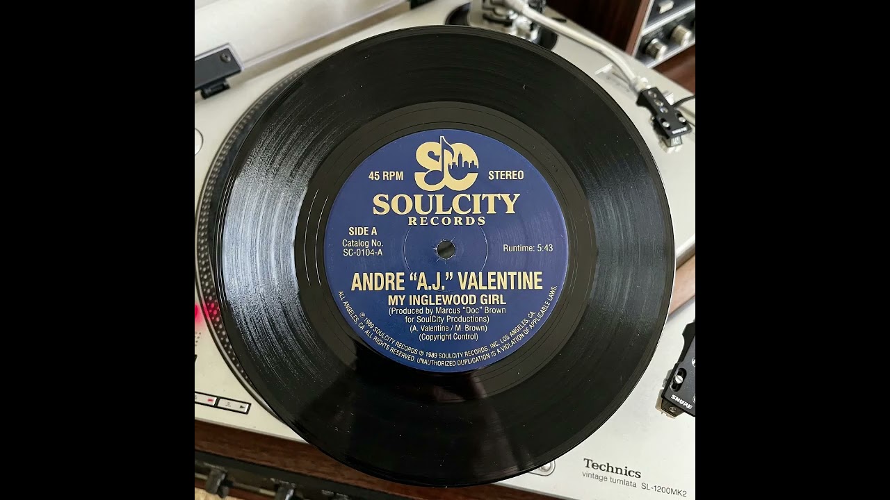 Andre Valentine-My Inglewood Girl (1989)